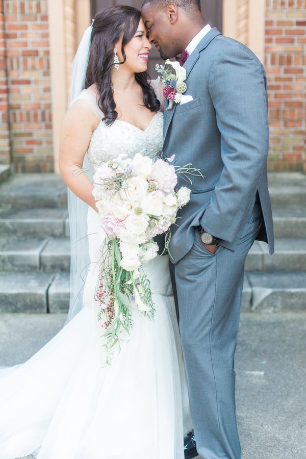  Bright & Beautiful Ohio Wedding in Berry Tones