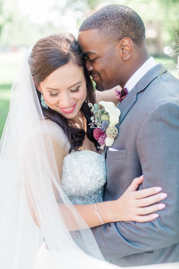  Bright & Beautiful Ohio Wedding in Berry Tones