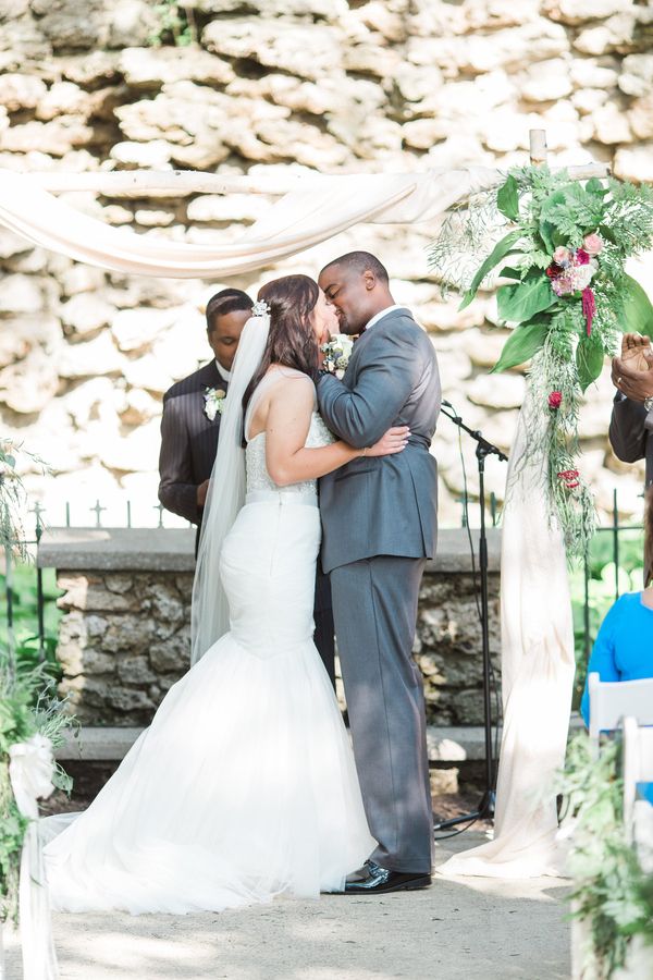  Bright & Beautiful Ohio Wedding in Berry Tones