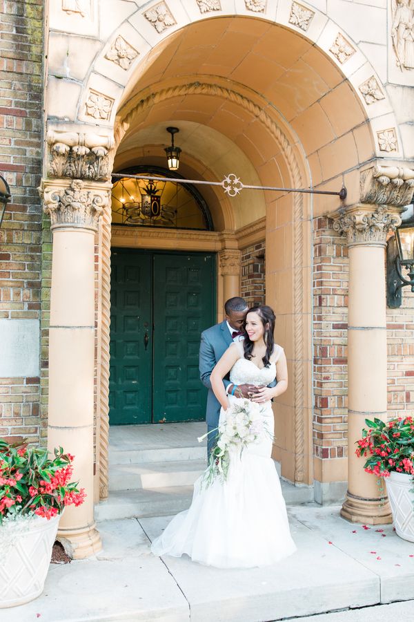  Bright & Beautiful Ohio Wedding in Berry Tones