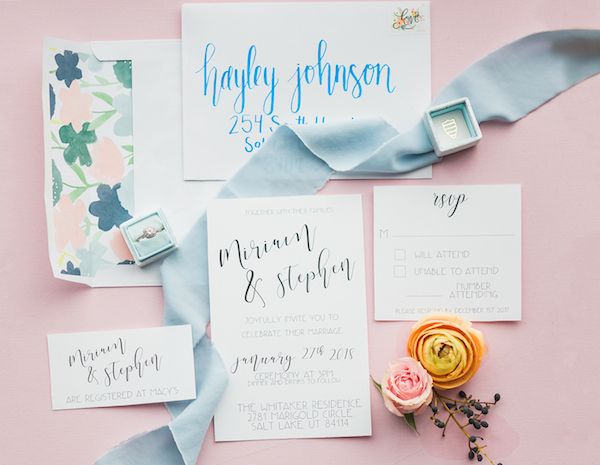  Dreamy Blue Wedding Inspo with Colorful Florals Galore