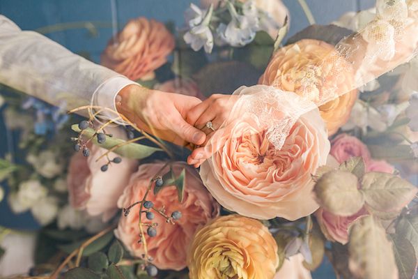  Dreamy Blue Wedding Inspo with Colorful Florals Galore