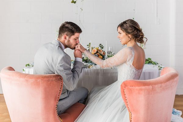  Dreamy Blue Wedding Inspo with Colorful Florals Galore