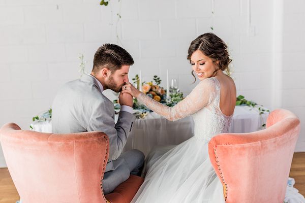  Dreamy Blue Wedding Inspo with Colorful Florals Galore