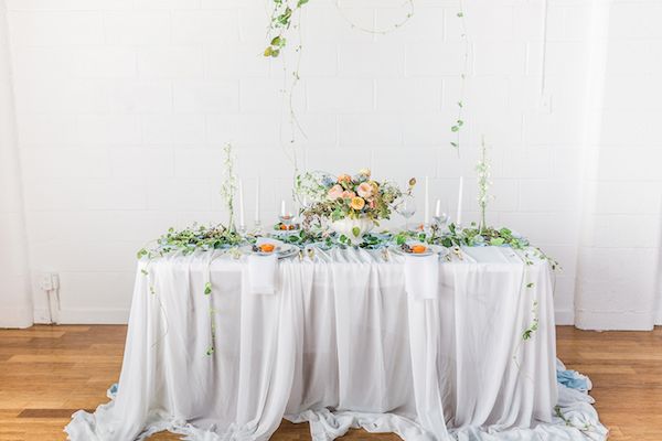  Dreamy Blue Wedding Inspo with Colorful Florals Galore