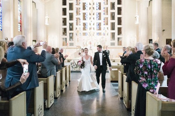  A Classic Wedding with Lush Blooms + A Must-See Wedding Dress!