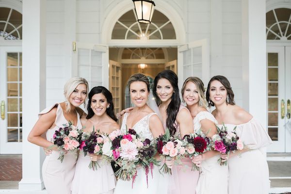  A Classic Wedding with Lush Blooms + A Must-See Wedding Dress!