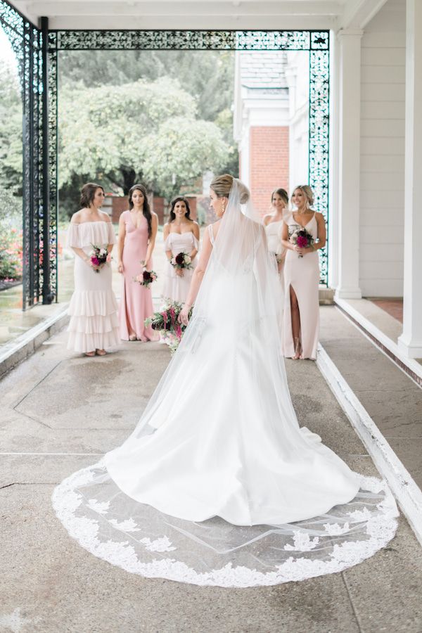  A Classic Wedding with Lush Blooms + A Must-See Wedding Dress!