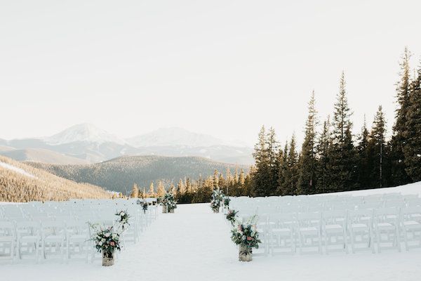  A Mountaintop Winter Wedding in Snowy Keystone Colorado
