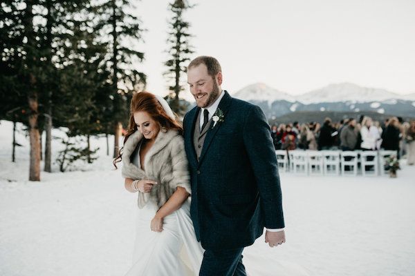  A Mountaintop Winter Wedding in Snowy Keystone Colorado