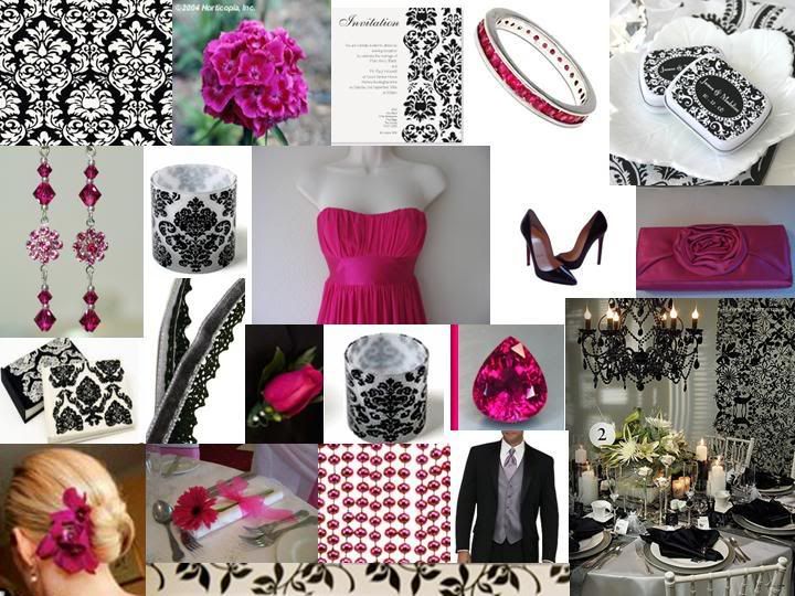 pinkblackdamask