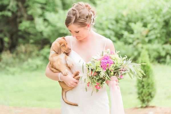  Peppy Wedding Inspiration with Puppies Galore!