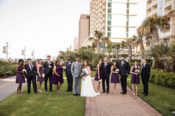  Colorful Virginia Beach Oceanfront Wedding