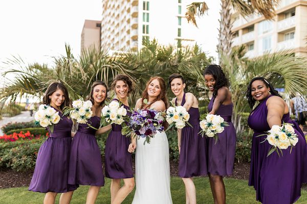  Colorful Virginia Beach Oceanfront Wedding