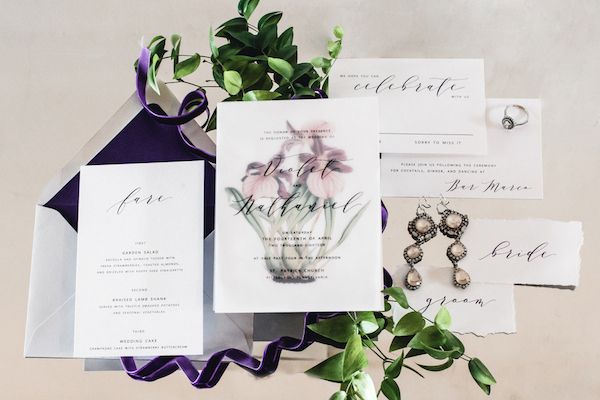  Glamorous Wedding Inspo Featuring Pantone's Color of the Year: Ultra Violet!