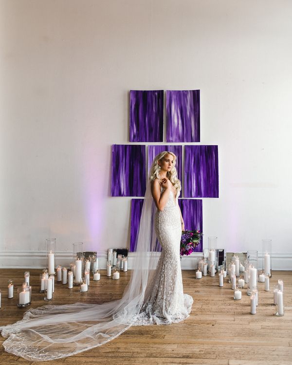  Glamorous Wedding Inspo Featuring Pantone's Color of the Year: Ultra Violet!