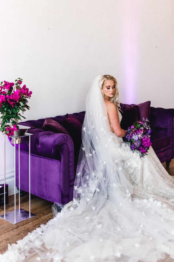  Glamorous Wedding Inspo Featuring Pantone's Color of the Year: Ultra Violet!