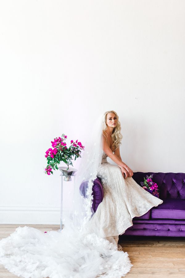  Glamorous Wedding Inspo Featuring Pantone's Color of the Year: Ultra Violet!