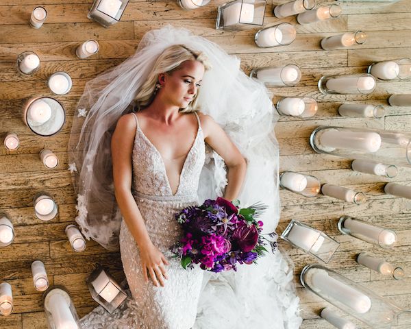  Glamorous Wedding Inspo Featuring Pantone's Color of the Year: Ultra Violet!