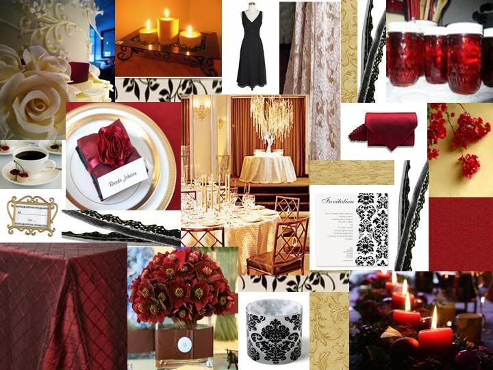 Cranberry Colored Wedding 4658