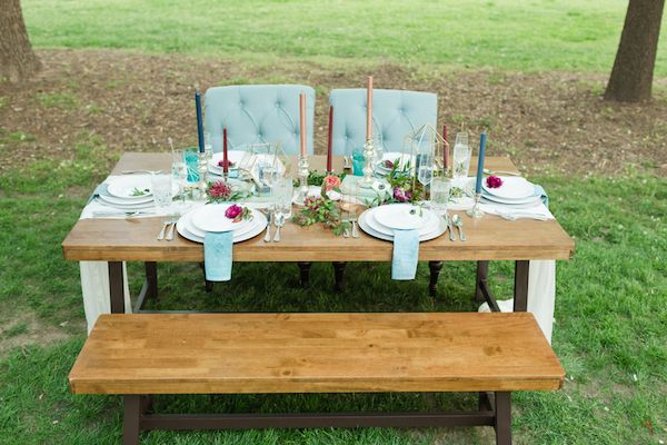  Modern and Chic Blue and Burgundy Wedding Inspo