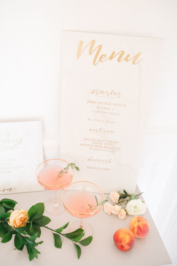  Modern Peach and Gray Wedding Inspo