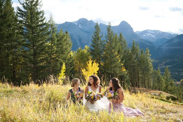  Rocky Mountain Wedding Inspo in Shades of Blue, Lavender, Mustard and Peach