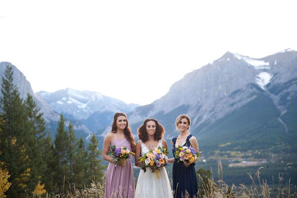  Rocky Mountain Wedding Inspo in Shades of Blue, Lavender, Mustard and Peach