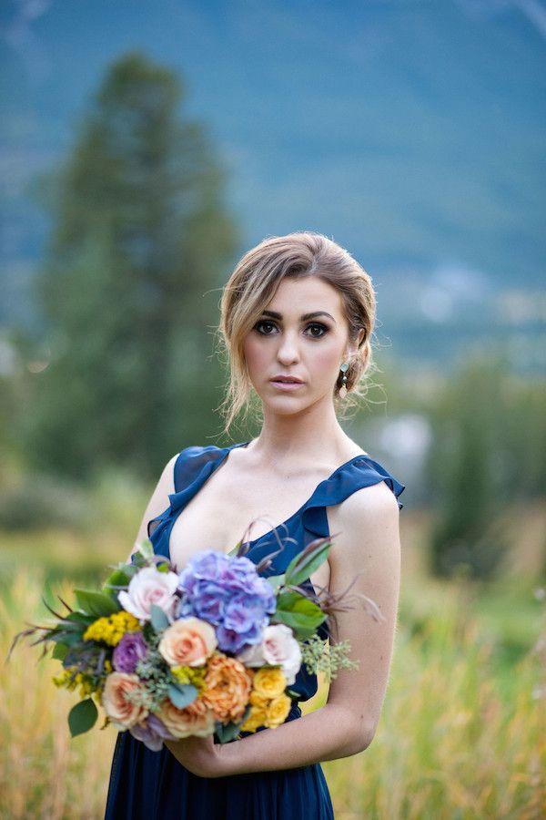  Rocky Mountain Wedding Inspo in Shades of Blue, Lavender, Mustard and Peach