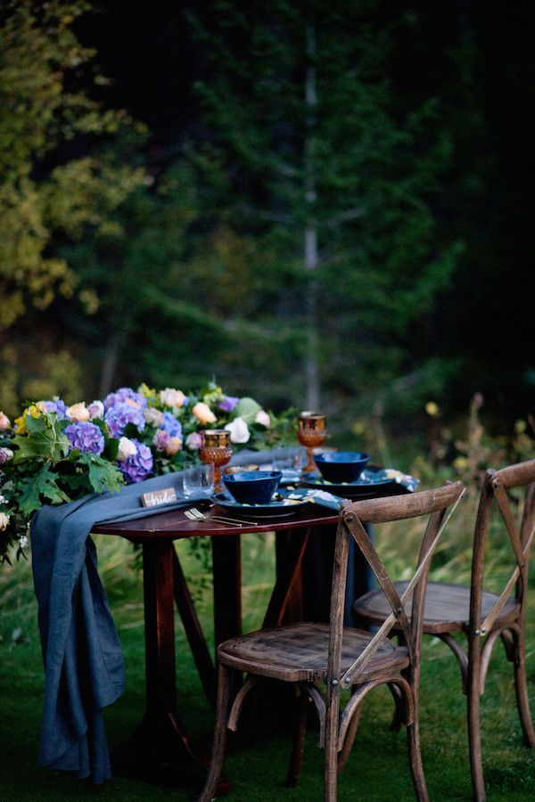  Rocky Mountain Wedding Inspo in Shades of Blue, Lavender, Mustard and Peach