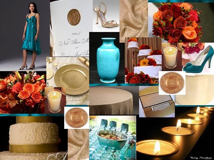 Teal and Red Wedding Color Combination Ideas From Favors to Decorations