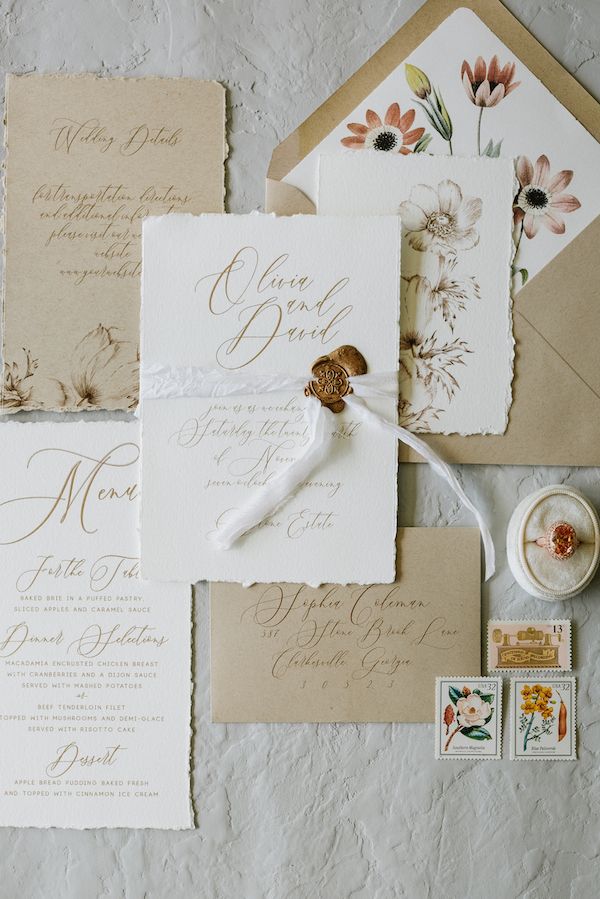  A Warm & Rich Toasted Inspired Wedding with Texture Galore!