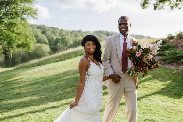  A Warm & Rich Toasted Inspired Wedding with Texture Galore!