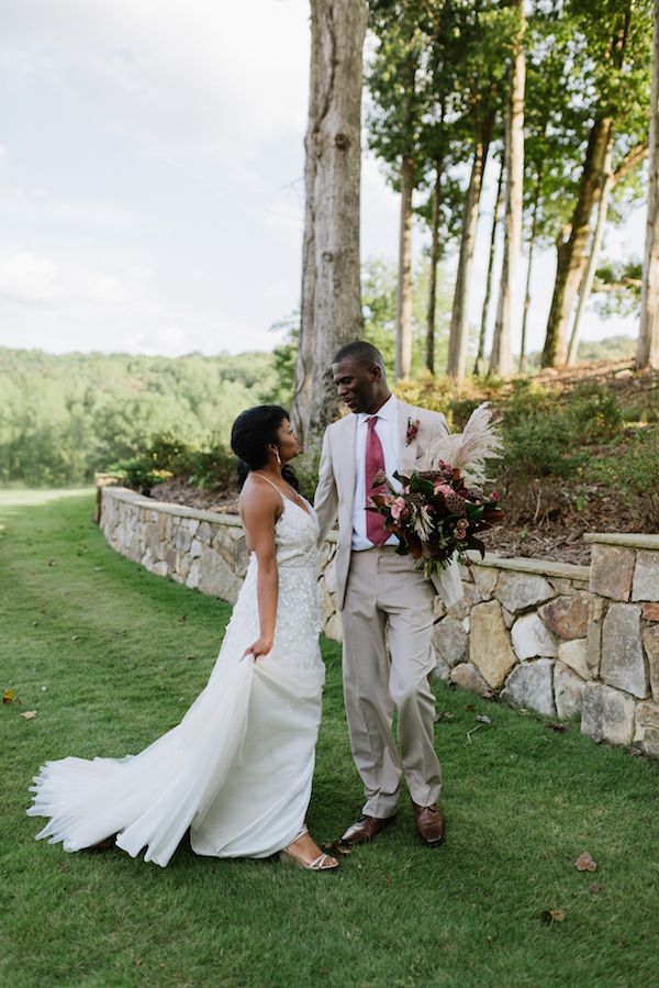  A Warm & Rich Toasted Inspired Wedding with Texture Galore!