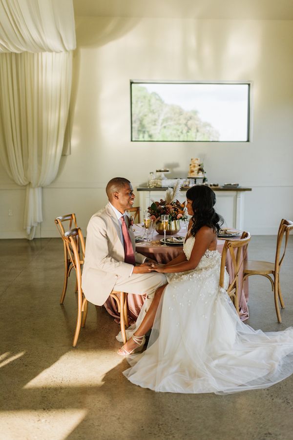  A Warm & Rich Toasted Inspired Wedding with Texture Galore!