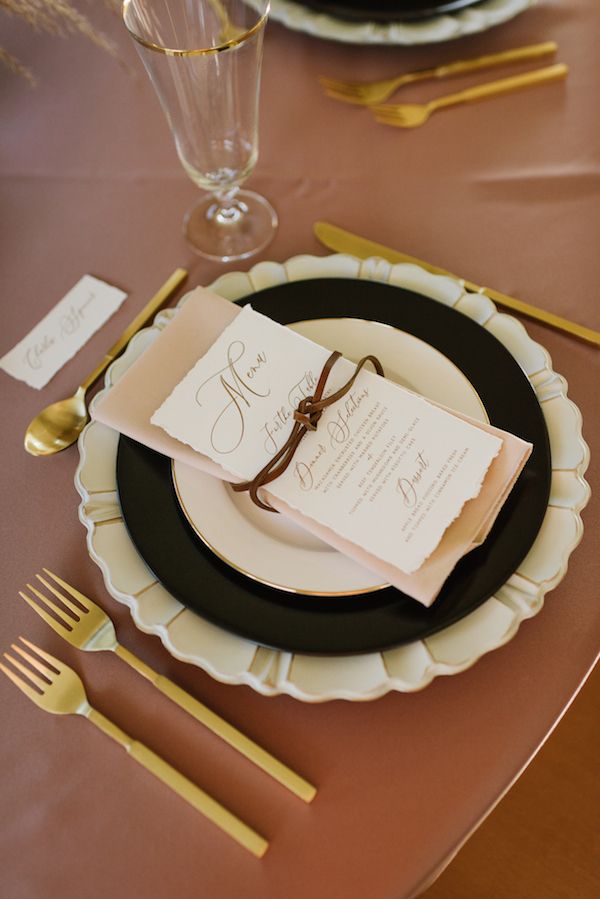  A Warm & Rich Toasted Inspired Wedding with Texture Galore!