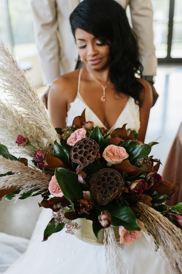 A Warm & Rich Toasted Inspired Wedding with Texture Galore!
