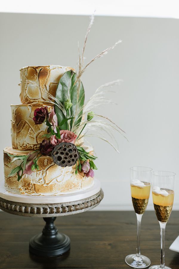  A Warm & Rich Toasted Inspired Wedding with Texture Galore!