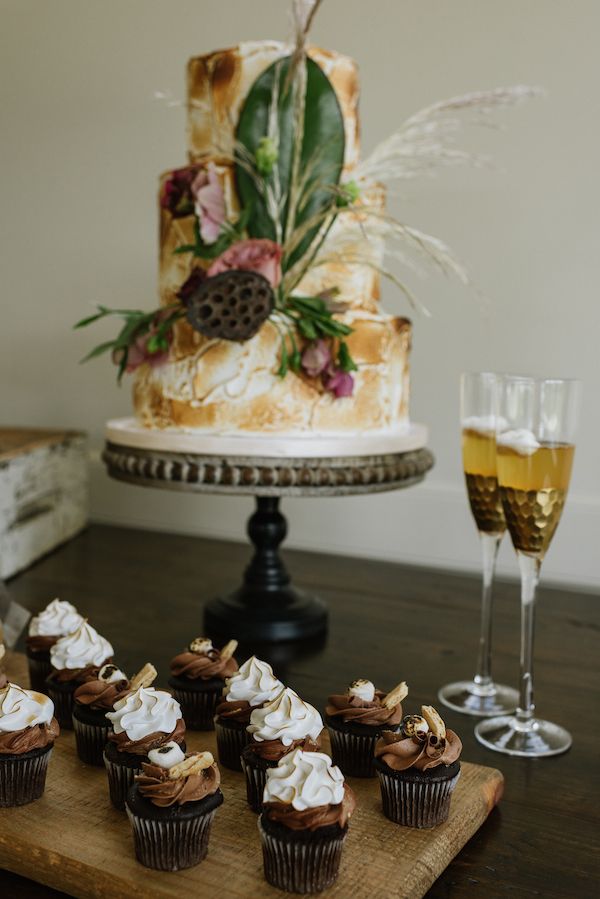  A Warm & Rich Toasted Inspired Wedding with Texture Galore!