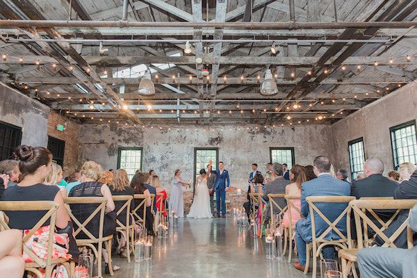  Urban Candlelight & Soft Blues Wedding