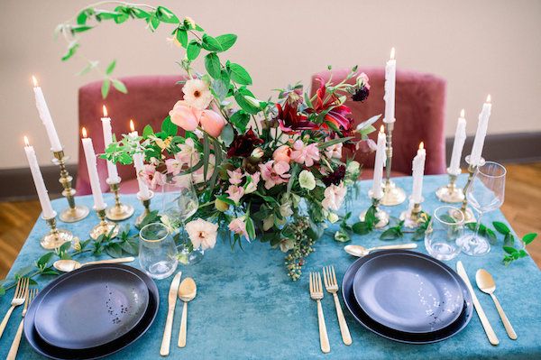  Velvet Wedding Inspo with Bright Hues and Soft Pastels