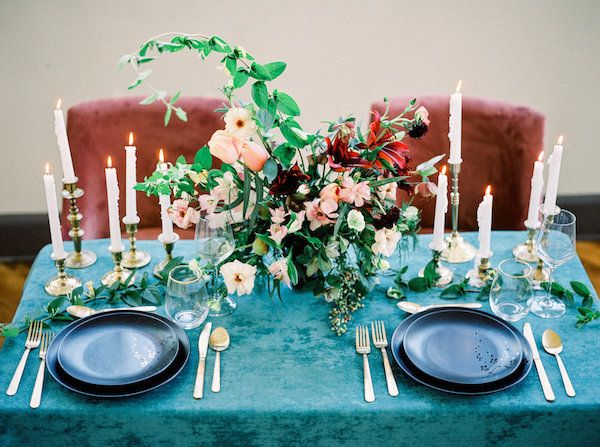  Velvet Wedding Inspo with Bright Hues and Soft Pastels