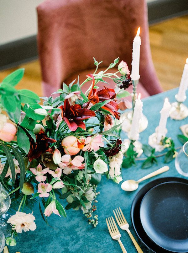  Velvet Wedding Inspo with Bright Hues and Soft Pastels