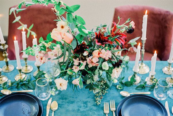  Velvet Wedding Inspo with Bright Hues and Soft Pastels