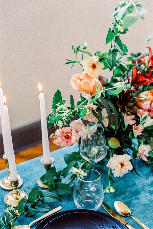  Velvet Wedding Inspo with Bright Hues and Soft Pastels