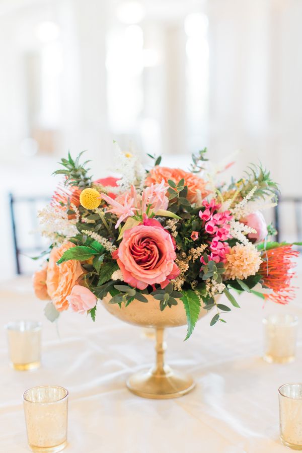  Colorful Florals at This Fun South Carolina Wedding