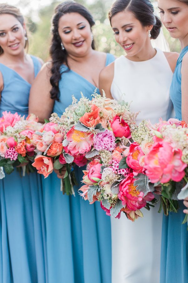  Colorful Florals at This Fun South Carolina Wedding