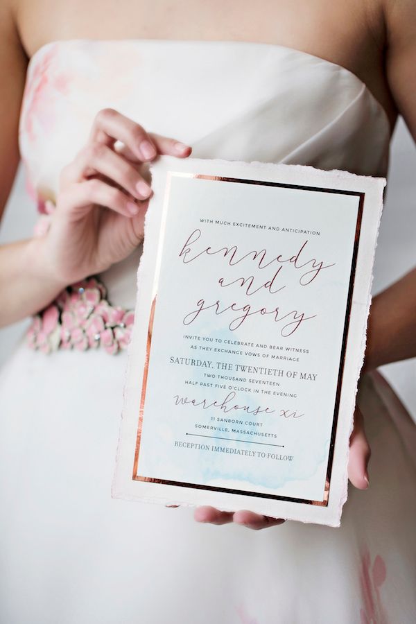  Watercolor Wedding Inspo in Copper, Blush & Serenity 