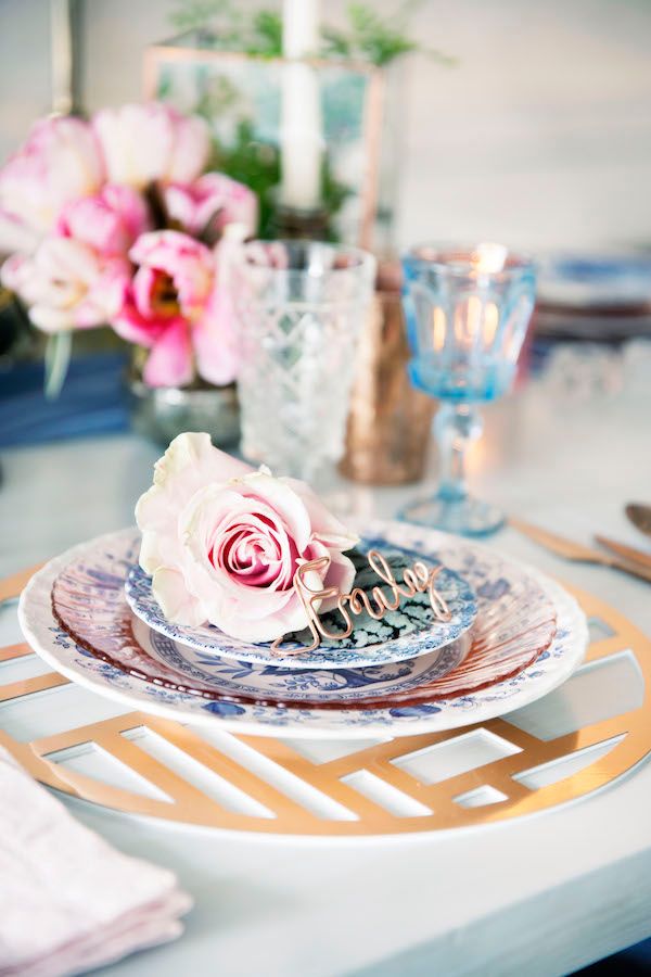  Watercolor Wedding Inspo in Copper, Blush & Serenity 