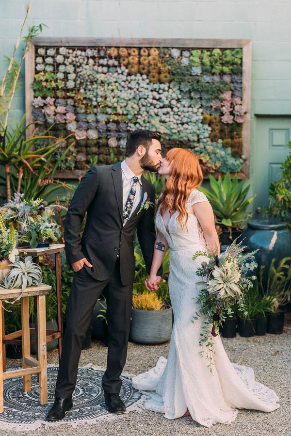  Bohemian Succulent Filled Wedding Inspo